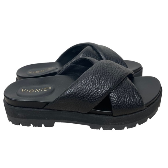 Vionic Vesta platform sandals sz 9.5 Sold out online excellent used condition - Picture 2 of 11